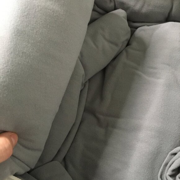 Open Box 4pc MicroFlannel Sheet Set Queen Size Color Greystone Super Soft Warm - Picture 9 of 10